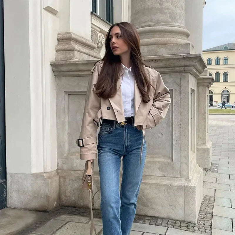 Celeste Crop Coat
