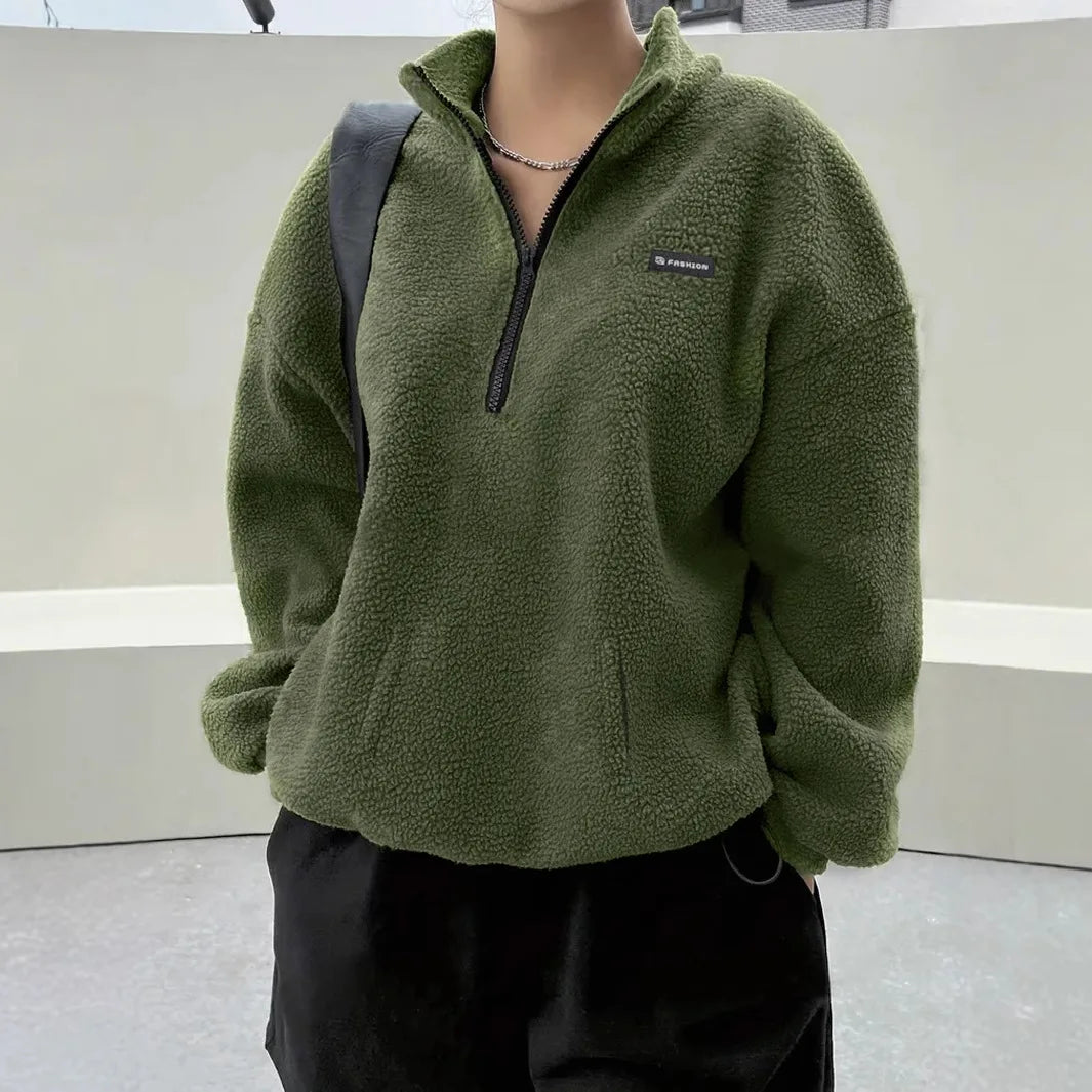 Zip Fleece Sweatshirt